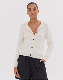 Cloth & Co. - The Vintage Cardigan | White
