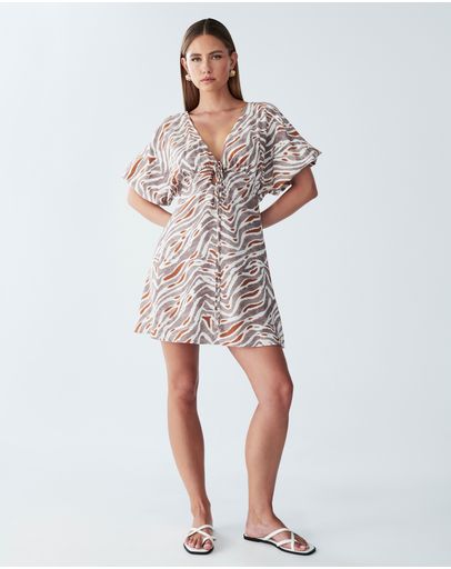 Tan Zebra Print