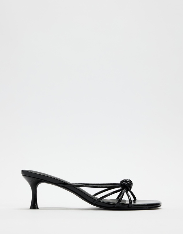 AERE - Leather Crossover Strappy Heels