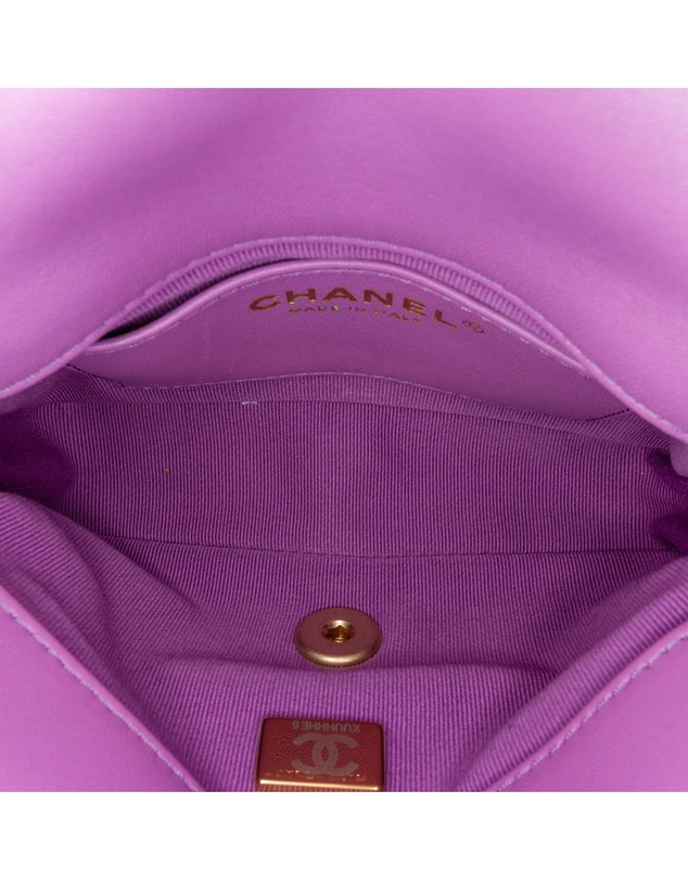 Pre-Loved by Azura Reborn - Pre-Loved chanel Mini Flap Bag Lambskin Chain Strap