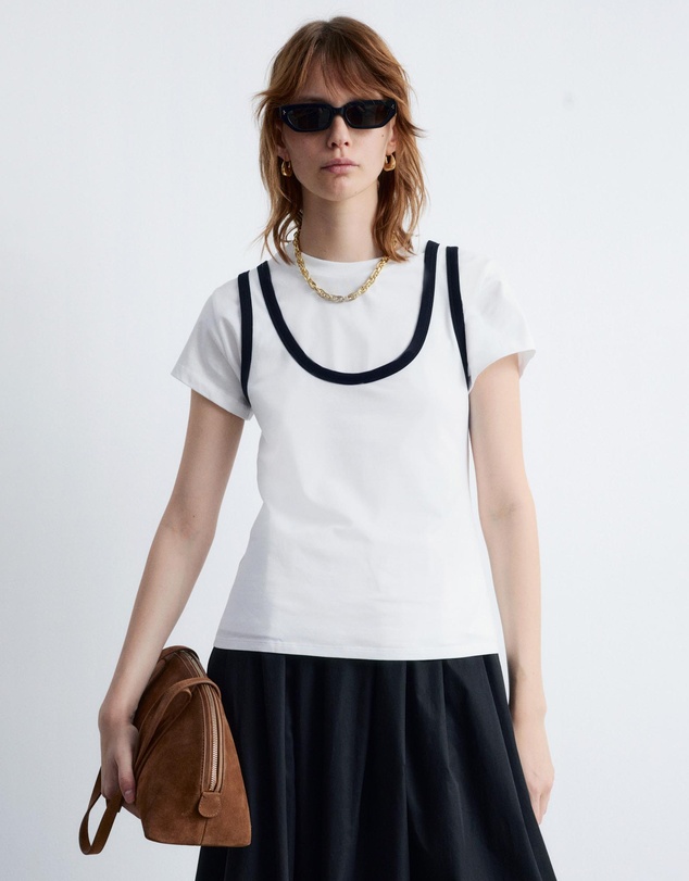 & Other Stories - Contrast-Trim Tank Top