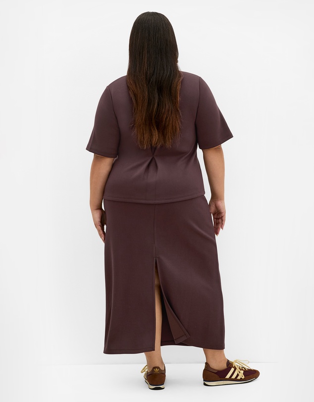 City Chic - Mae Short Sleeve Sweat Top
