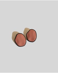 KAJA Clothing - Women's 925 Silver Needle Fashion Coffee Earrings - Geometry Earrings Pack of 2