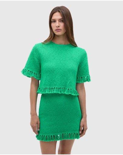 Seed Heritage - Boucle Tassel Knit