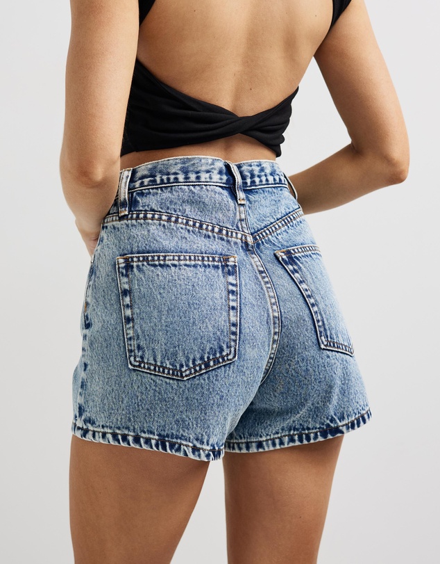 Dazie - Azure Escape Denim Shorts