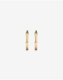 Michael Hill - 20mm Round Hoop Earrings in 10kt Yellow Gold