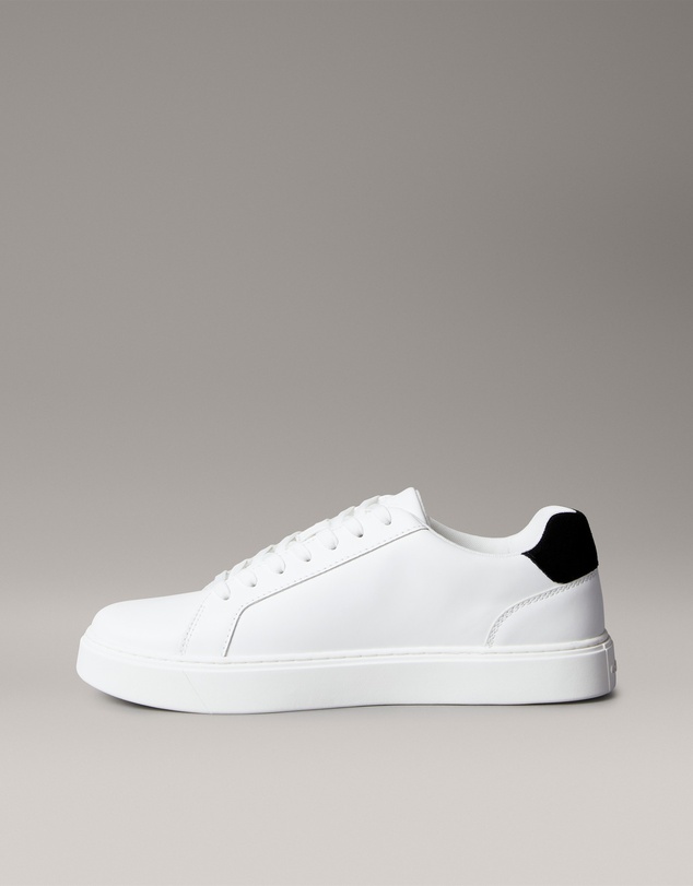 Calvin Klein - Leather Signature Logo Trainers