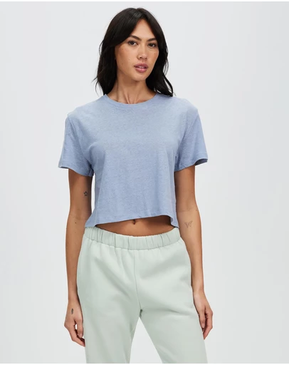 Style Addict - Slouchy Crop - Glacier