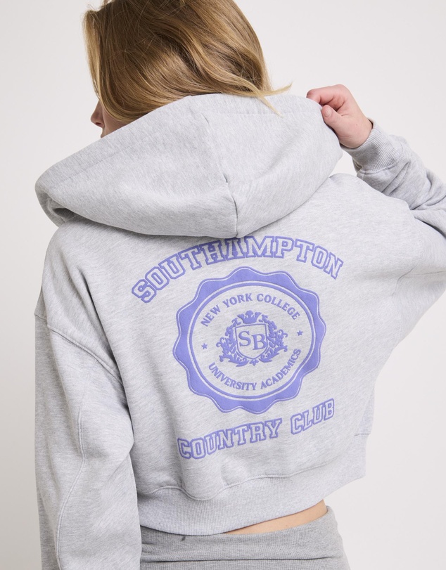 Subtitled - Country Club Cropped Zip Hoodie
