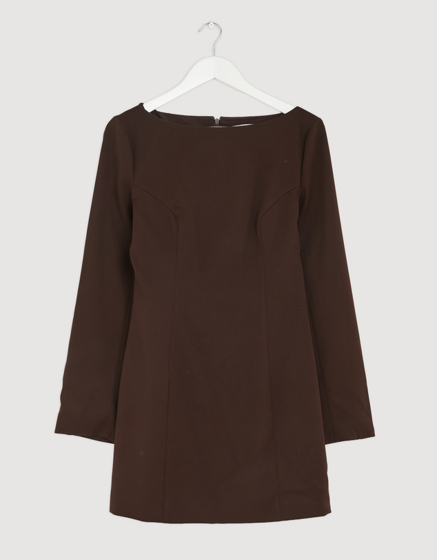Revibe - Repaired AERE Eila Tailored Mini Dress - AU 8