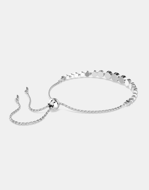 Swarovski - Imber Tennis Bracelet, Mixed Round Cuts, White, Rhodium Plated