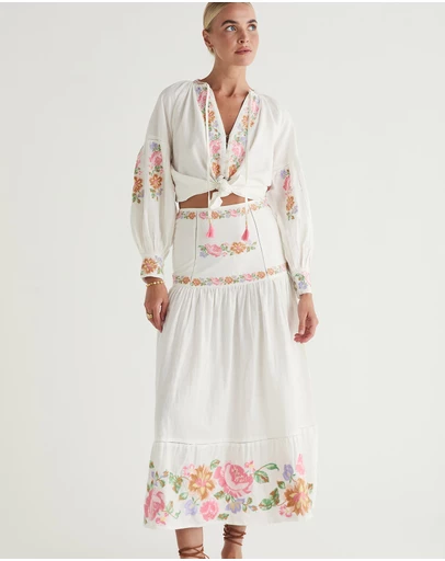 MOS The Label - Ophelia Midi Skirt