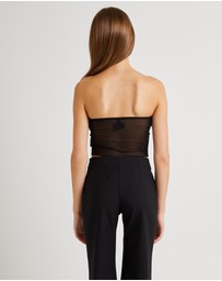 Alice In The Eve - Kaylee Mesh Ruffle Top