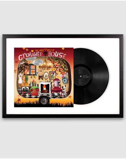 iWorld - Framed Crowded House the Very Very Best of Crowed House - Double Vinyl Album Art