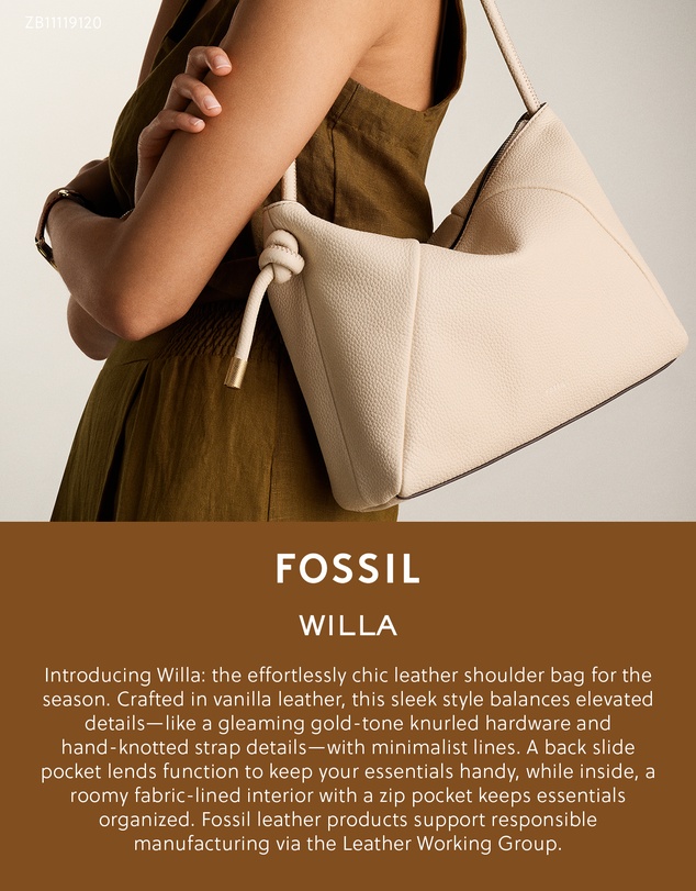 Fossil - Willa White Shoulder Bag