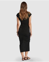 Decjuba - Margot Gathered Midi Dress
