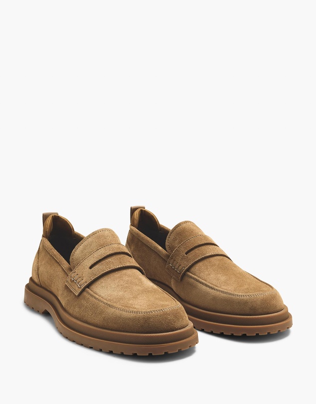 Aquila - Radar Suede Penny Loafers