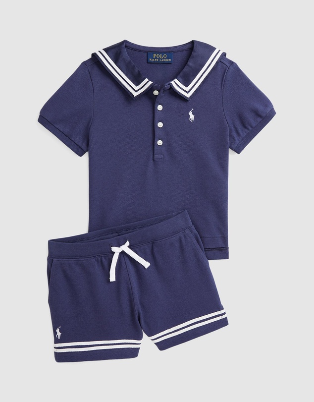 Polo Ralph Lauren - Short Strap Tape Athletic Shorts - ICONIC EXCLUSIVE - Babies-Kids