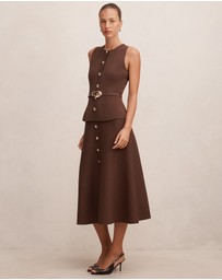 Forever New - Amelia Layered A-Line Midi Dress