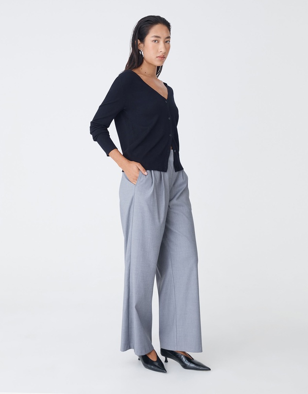 Forcast - Nicolette V-Neck Knit Cardigan