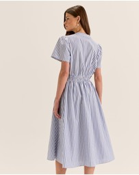 Review - Capri Stripe Midi Dress