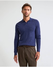 Oxford - Blair Polo Collar Merino Knit