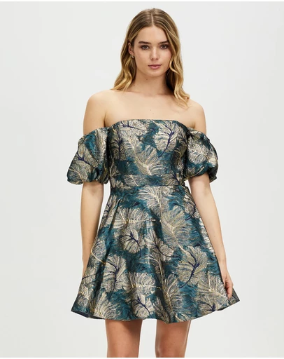 Romance by Honey and Beau - Milla Puff Sleeve Dress