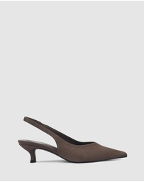 Verali - Lush Slingback Kitten Heels