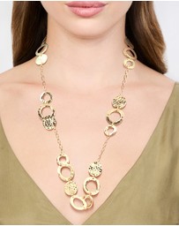 Lovisa - Gold Molten Disc Long Necklace