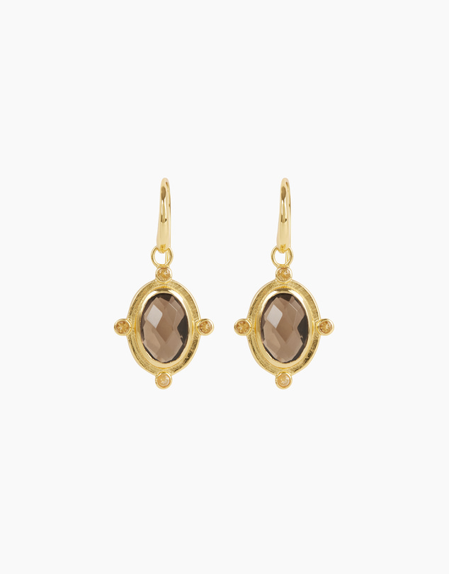 Bianc - Breeze Earrings Smoky Quartz