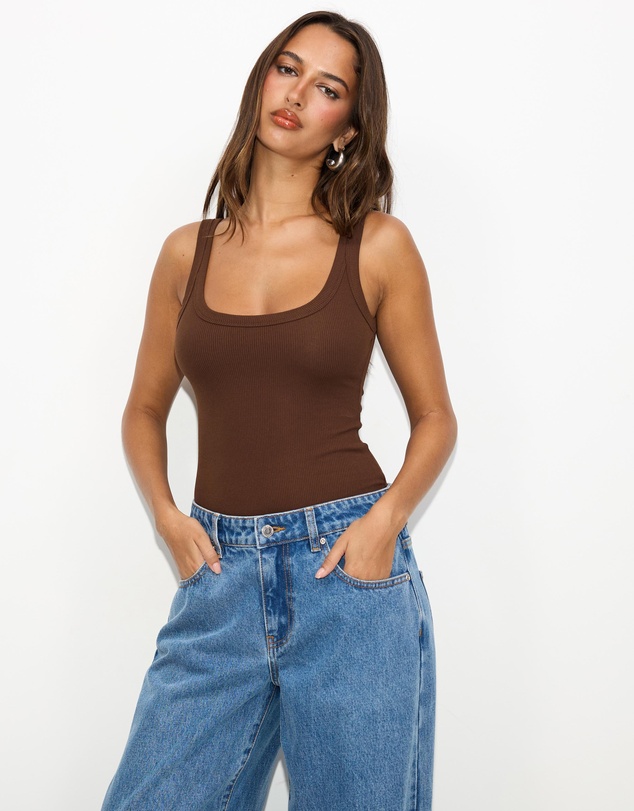 Dazie - Remi Ribbed Bodysuit
