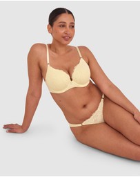 Bras N Things - Bethany Essentials Full Cup Bra-Yellow