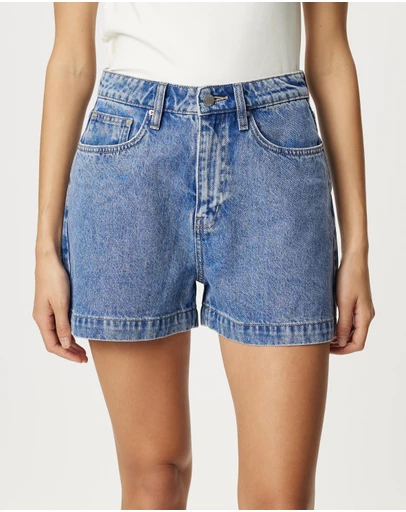 Assembly Label - Boxy Denim Shorts