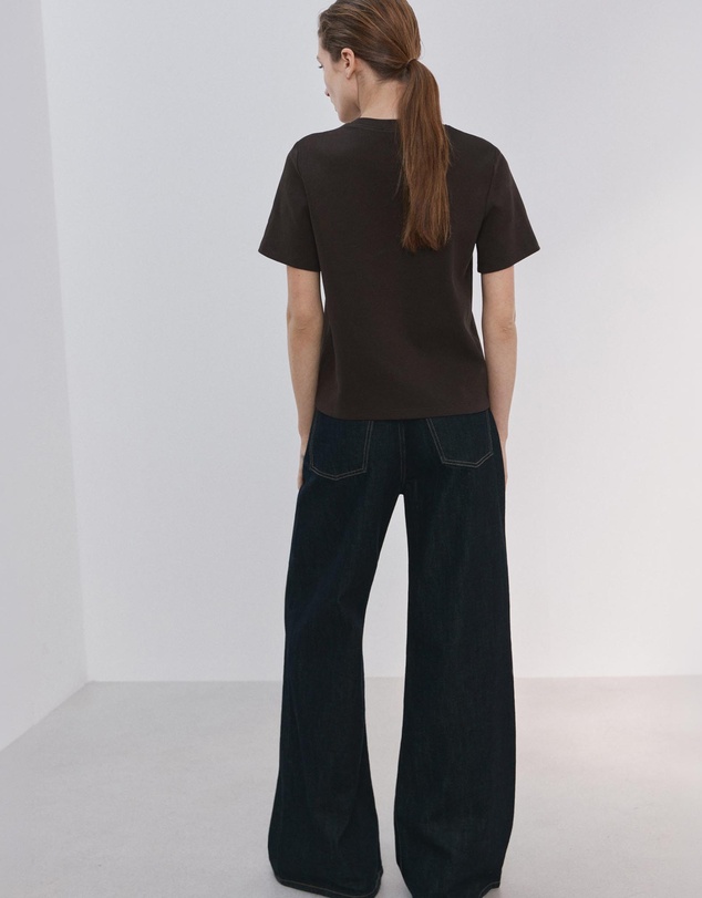 M.N.G - Short-Sleeved Cotton T-Shirt