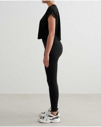 Aim'n - Soft Basic Roll-Sleeve Top