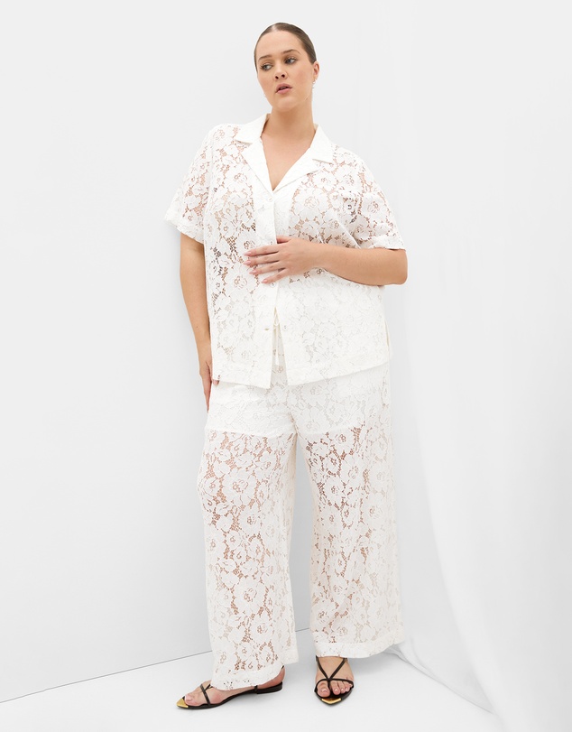 City Chic - Lani Lace Shirt