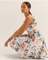 Review - Postcards Pleated Dress