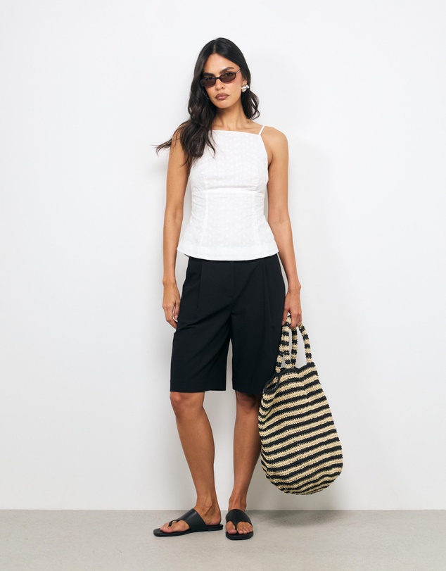 AERE - Tansy Embroidered Cami Top