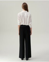 IDA+S - Dahlia Pleated Button Down Blouse