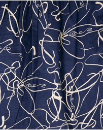 Forcast - Leen Puff Sleeve Midi Dress