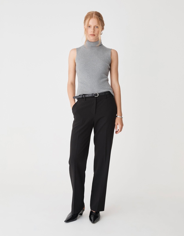 Forcast - Suzie Turtleneck Rib Knit Top