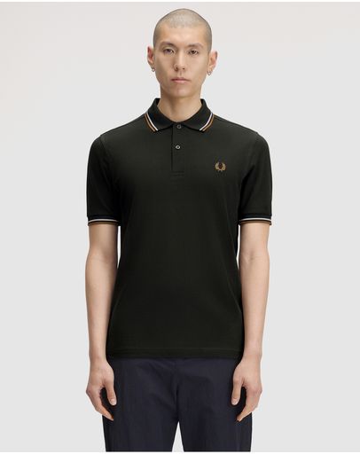 Night Green, Dusky Blue & Dark Caramel