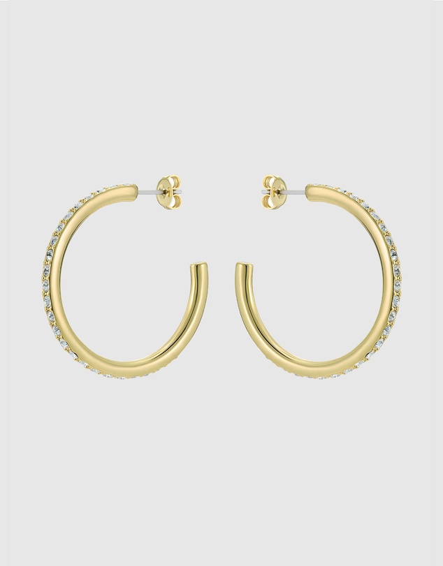 Ted Baker - CLANCI: Medium Crystal Hoop Earrings