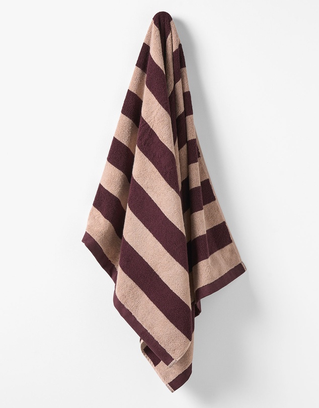 Aura Home - Riviera Stripe Bath Towel