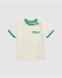 Polo Ralph Lauren - Logo Cotton Jersey Ringer Tee - ICONIC EXCLUSIVE - Babies