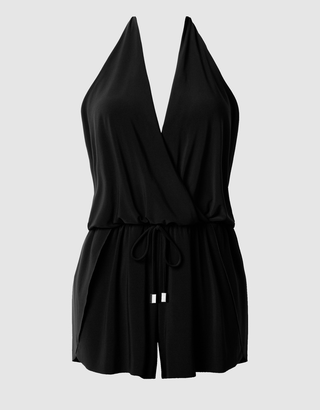 Magicsuit - Bianca Halter Loose Fit Romper Style Swimsuit