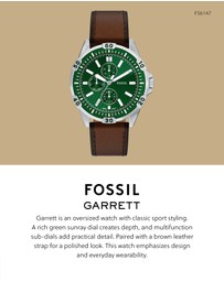 Fossil - Garrett Brown Chronograph Watch