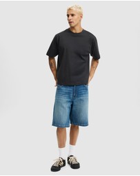 Cotton On - Baggy Denim Shorts