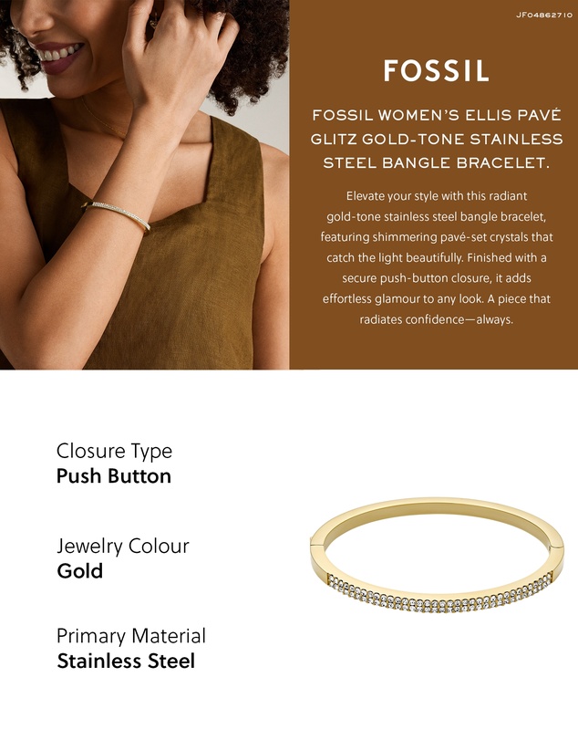 Fossil - Ellis Gold Tone Bracelet