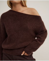 Witchery - Fluffy Asymmetric Knit